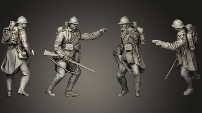 Military figurines (STKW_0320) 3D model for CNC machine